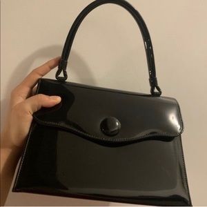 black vintage mini bag